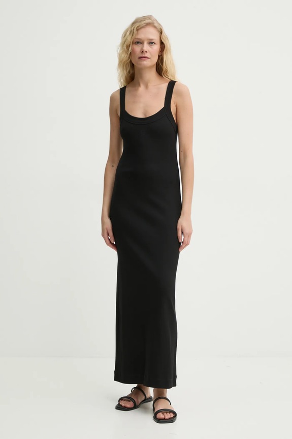 By Malene Birger sukienka LIO z elastanem czarny 103106