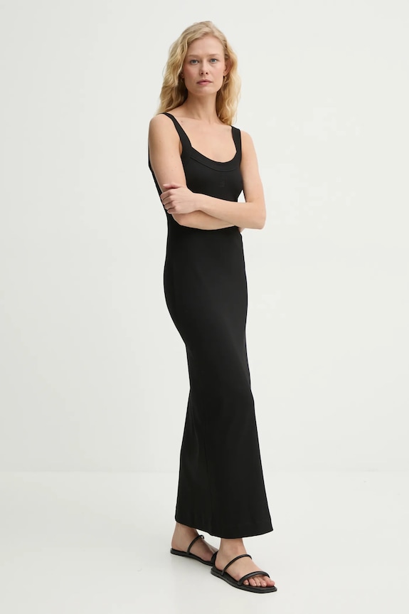 By Malene Birger sukienka LIO 103106 czarny SS25