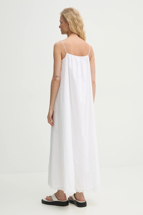 Ρούχα Βαμβακερό φόρεμα By Malene Birger ELIZABETH 103266 λευκό