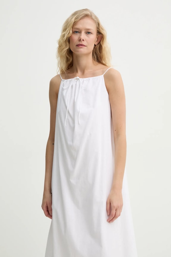 Βαμβακερό φόρεμα By Malene Birger ELIZABETH λευκό 103266