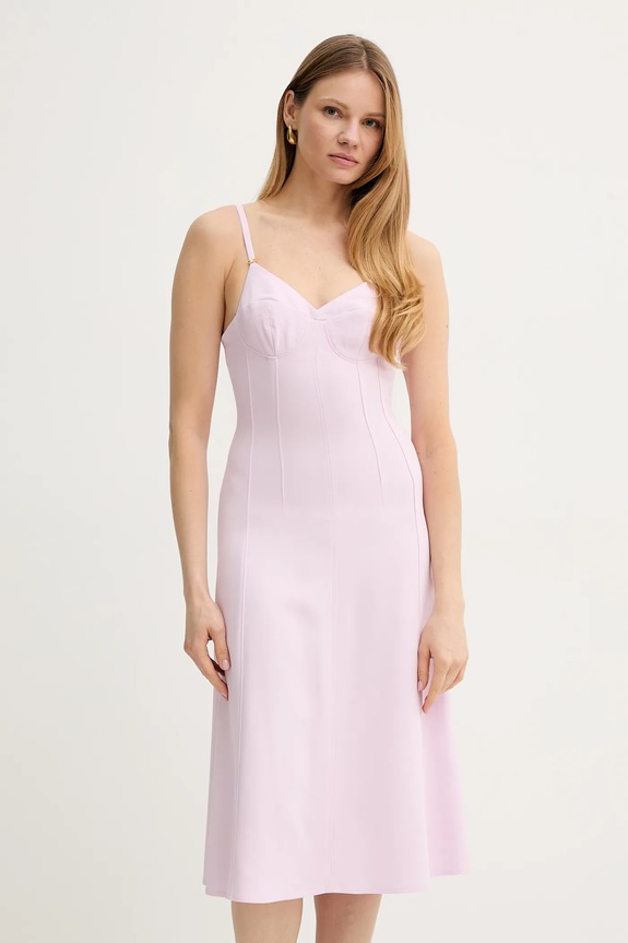 Платье Elisabetta Franchi casual розовый AB74852E2