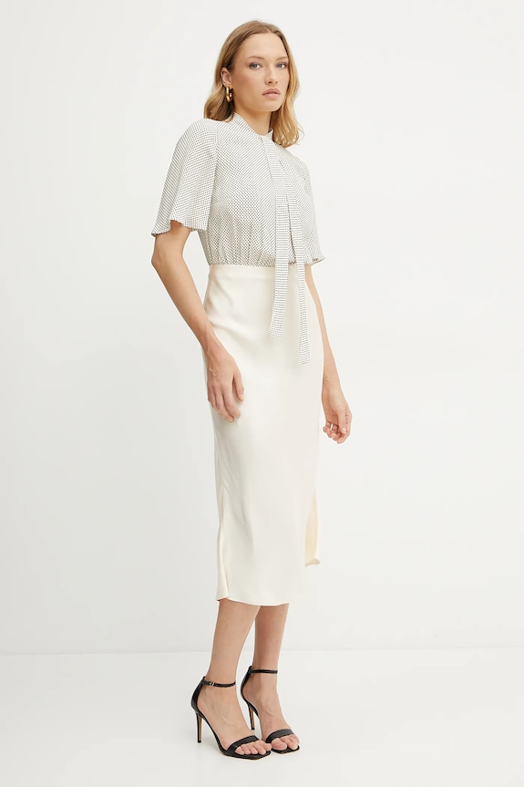 Elisabetta Franchi sukienka AB85752E2 beżowy SS25