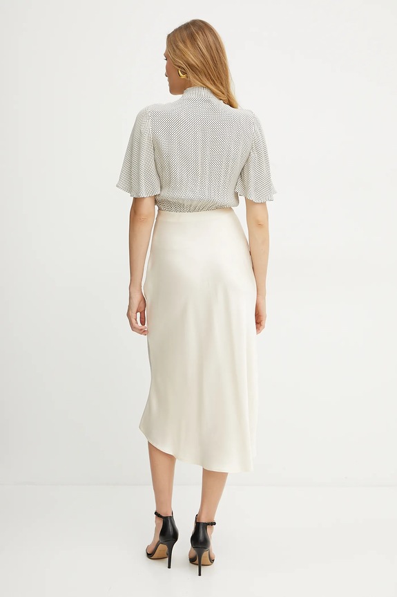Odzież Elisabetta Franchi sukienka AB85752E2 beżowy