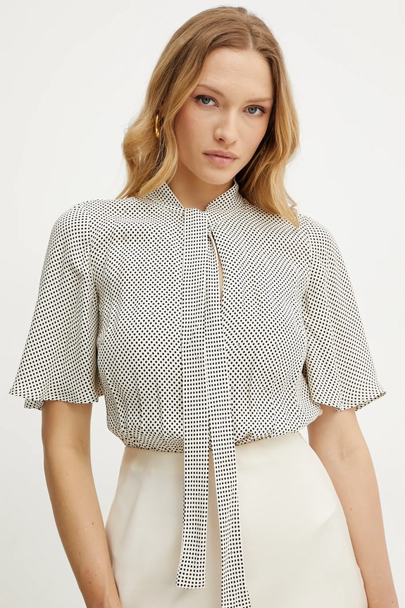 Elisabetta Franchi sukienka beżowy AB85752E2