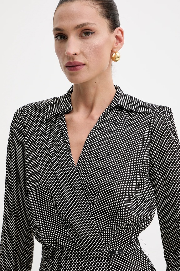 Šaty Elisabetta Franchi černá AB86552E2