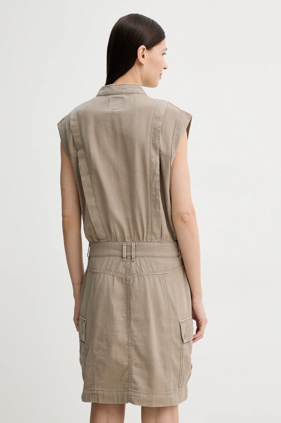 Odzież G-Star sukienka D26026.D454 beżowy