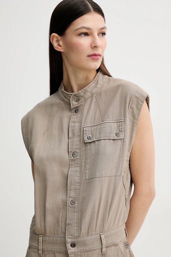 G-Star sukienka beżowy D26026.D454