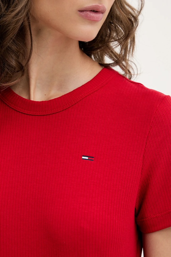 Haljina Tommy Jeans DW0DW19721 crvena