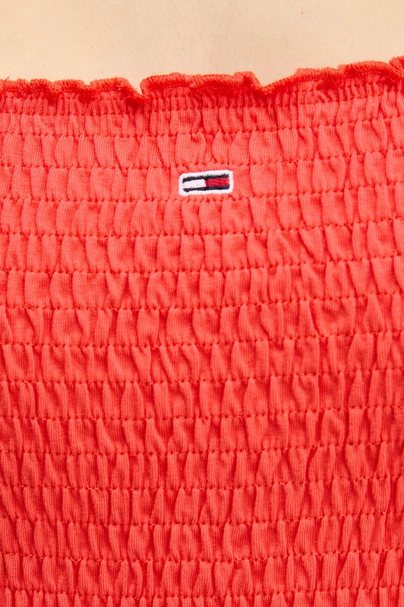 Šaty Tommy Jeans DW0DW20298 oranžová