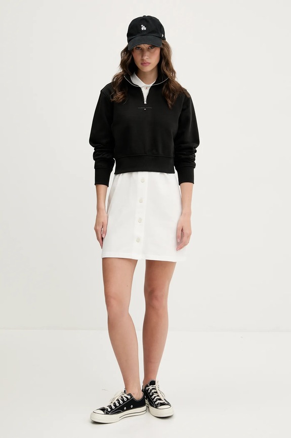 Šaty Tommy Jeans DW0DW20302 bílá SS25