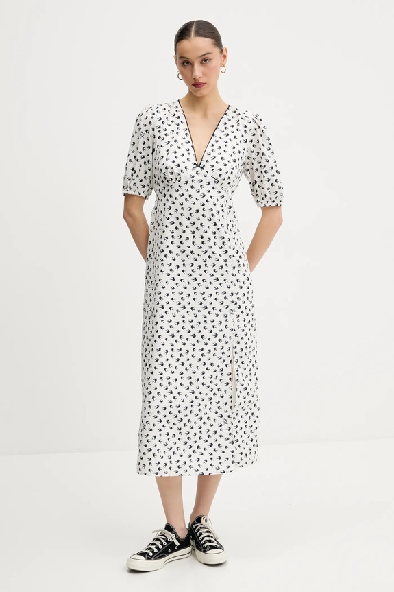 Φόρεμα Tommy Jeans DW0DW20336 μπεζ SS25