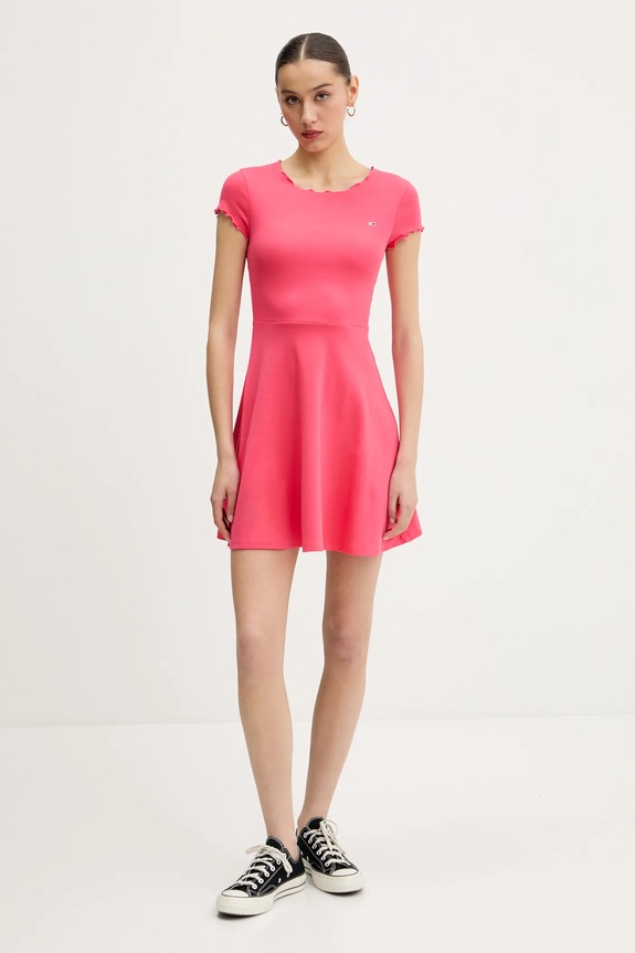 Φόρεμα Tommy Jeans DW0DW20614 ροζ SS25