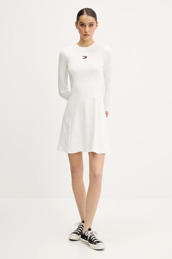 Tommy Jeans ruha DW0DW20666 fehér SS25