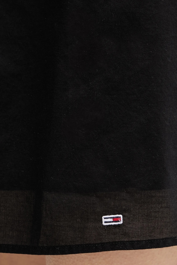 Tommy Jeans sukienka bawełniana DW0DW21334 czarny
