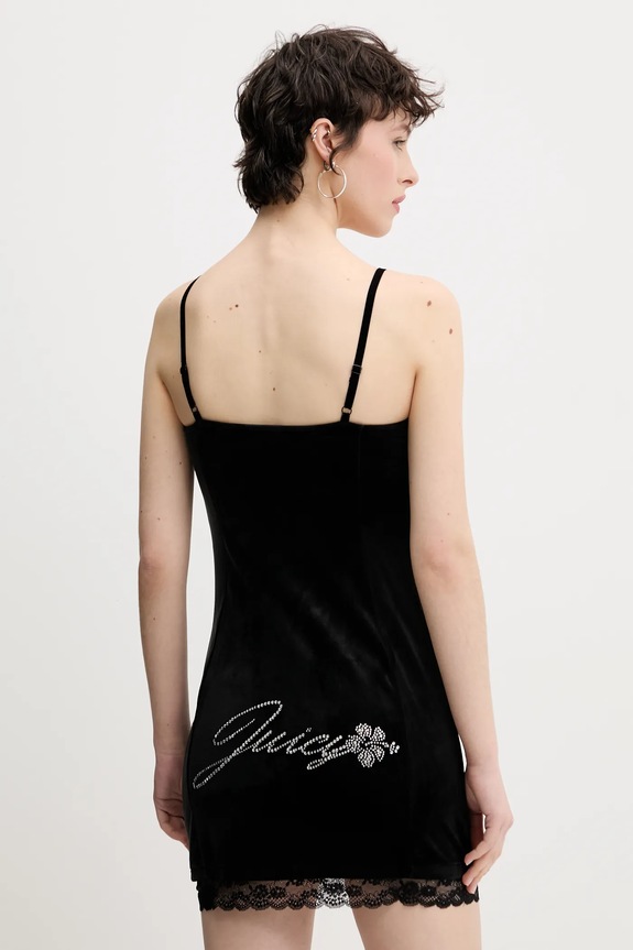 Дрехи Кадифена рокля Juicy Couture JUICY HIBISCUS CRYSTAL JCWED125337 черен