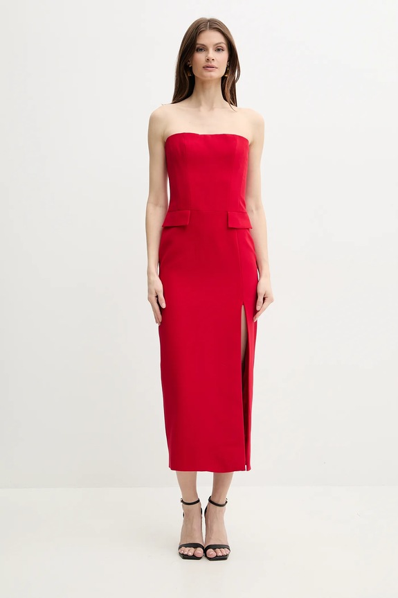 Îmbrăcăminte Bardot rochie NIKKI 59728DB rosu