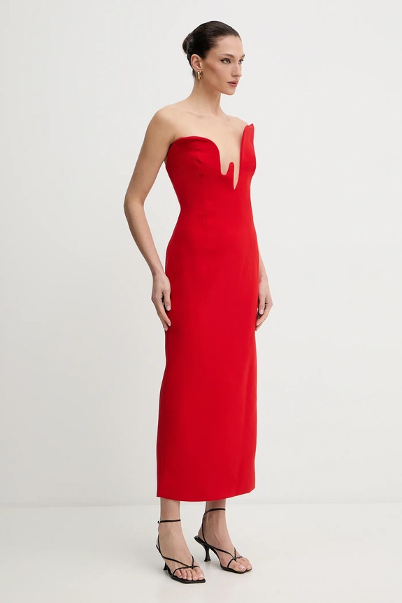 Bardot sukienka ROSALYN 59733DB czerwony SS26