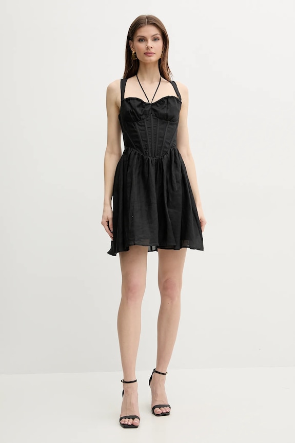 Bardot sukienka ESRA 59840DB czarny SS25