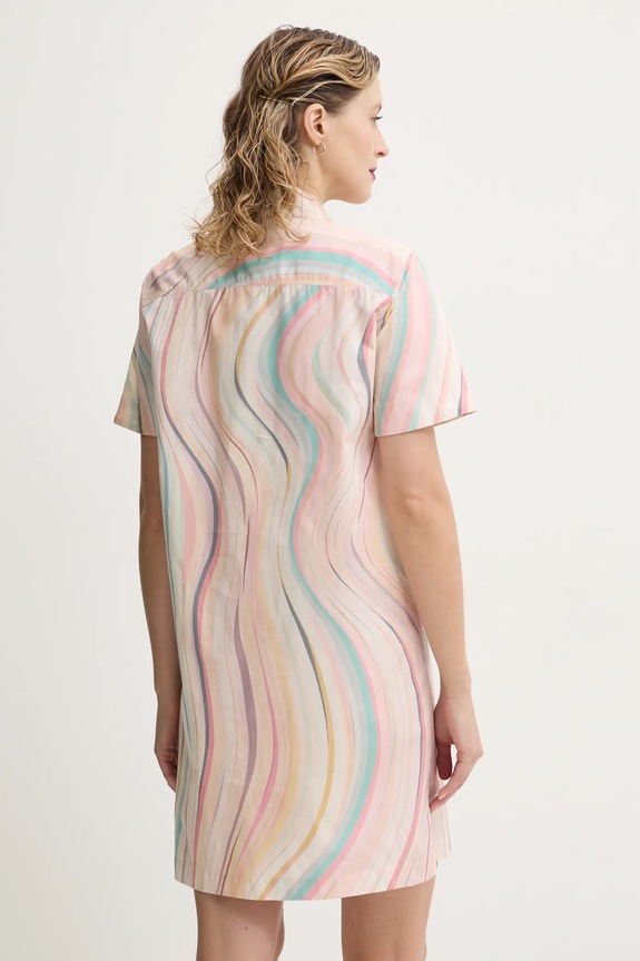 Одежда Хлопковое платье PS Paul Smith W2R.649D.P31281 бежевый