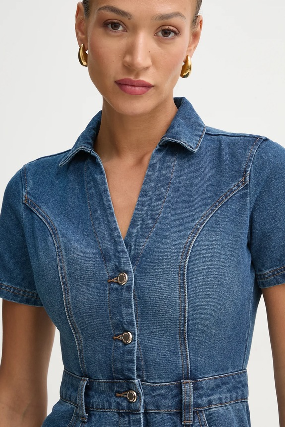 Morgan rochie din denim albastru ROGLA