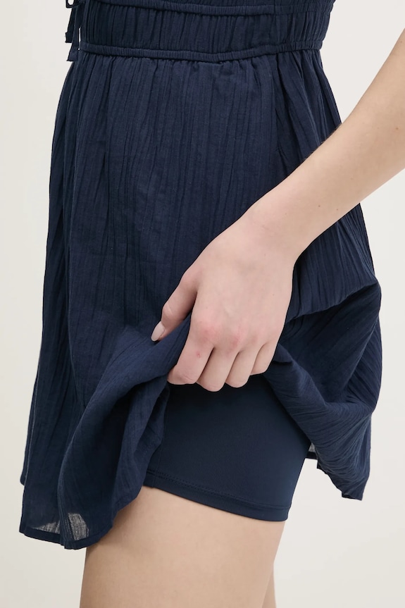Bavlnené šaty Hollister Co. KI359.5041.200 tmavomodrá