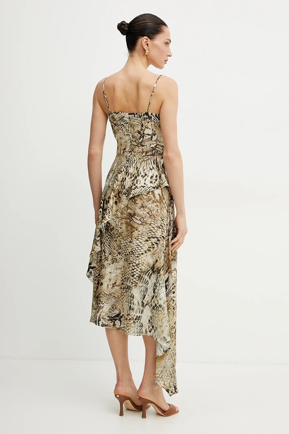 Odzież Marciano by Guess sukienka GISELLE 5GGK09.7298A beżowy