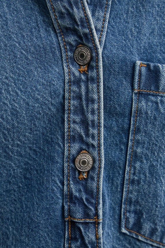 Rifľové šaty Abercrombie & Fitch KI159.5496.278 modrá