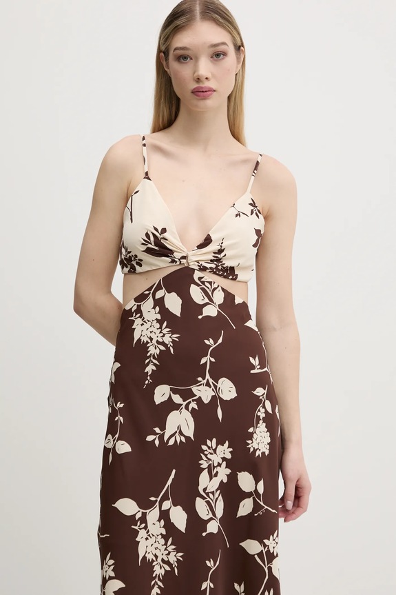 Obleka Abercrombie & Fitch rjava KI159.5551.404