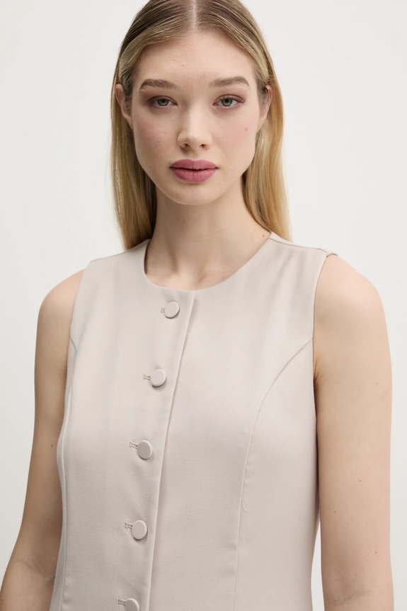 Φόρεμα Abercrombie & Fitch μπεζ KI159.5575.410