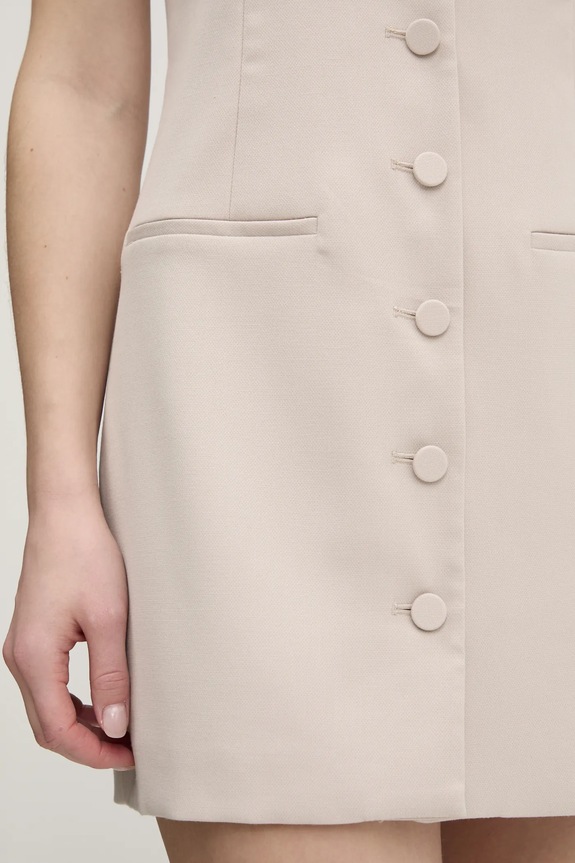 Φόρεμα Abercrombie & Fitch KI159.5575.410 μπεζ