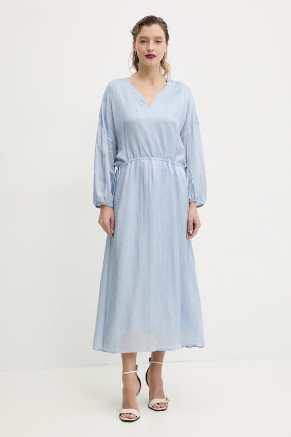 Bruuns Bazaar sukienka casual niebieski BBW4441