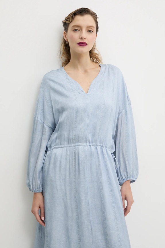 Bruuns Bazaar sukienka niebieski BBW4441