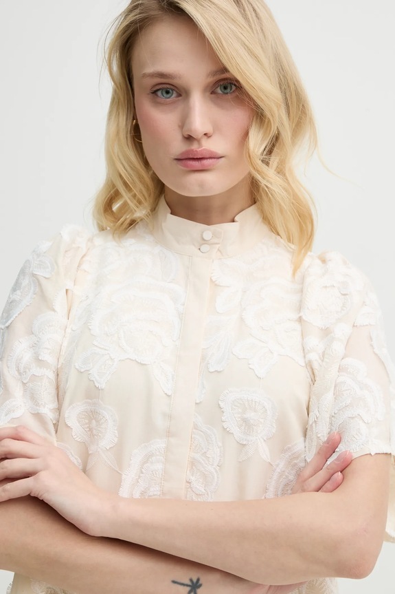 Bruuns Bazaar rochie bej BBW4582