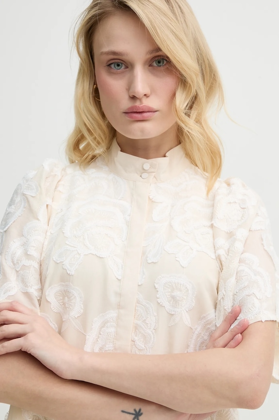 Bruuns Bazaar rochie bej BBW4582