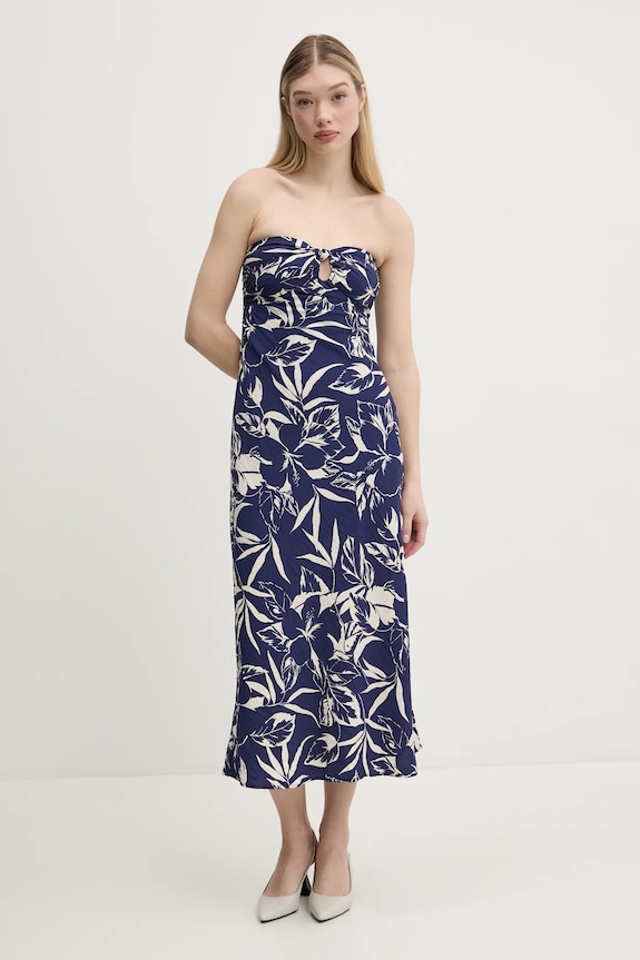 Abercrombie & Fitch vestito midi blu navy KI159.5691.219