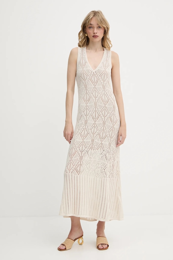 Liu Jo vestito maxi beige WA5223.MS007