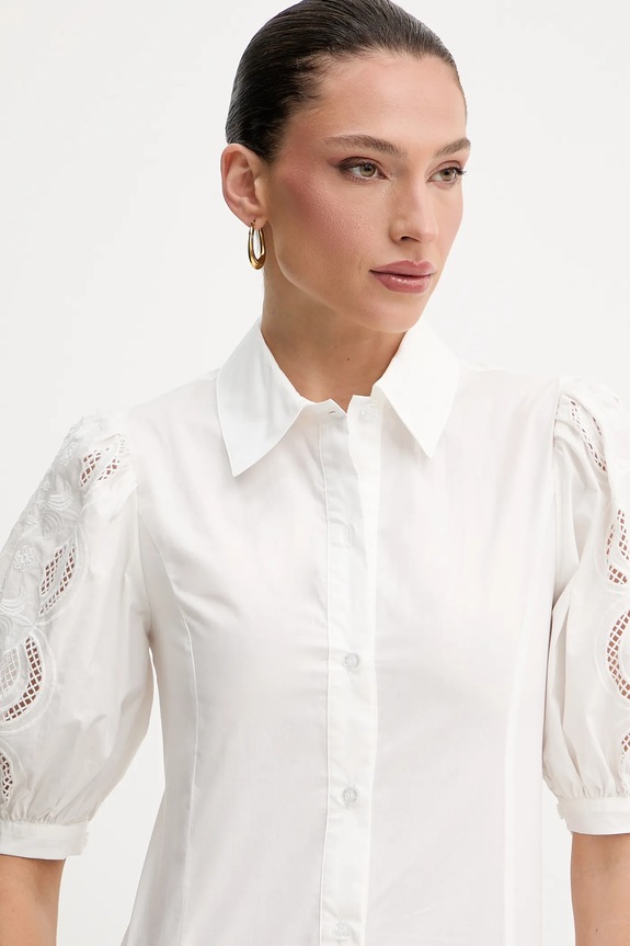 Liu Jo vestito in cotone bianco WA5256.T4853