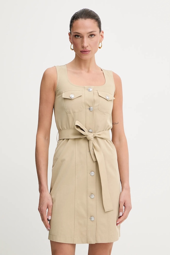 Платье Liu Jo casual бежевый WA5264.T4277