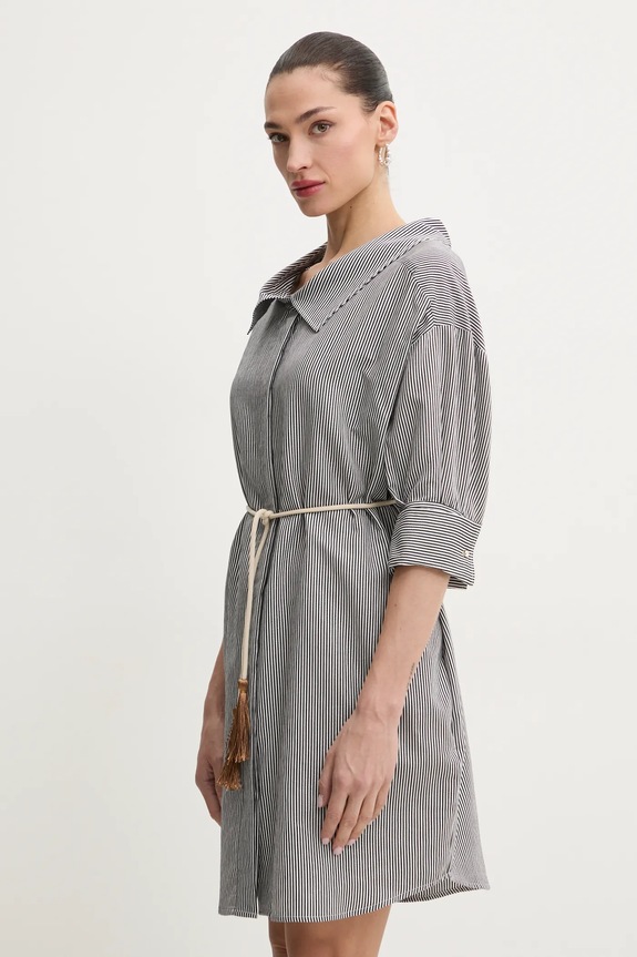 Obleka Liu Jo Oversize črna WA5397.T6049