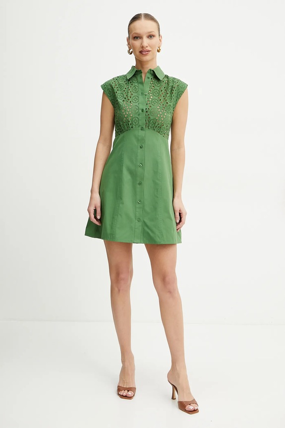Liu Jo pamut ruha WA5402.T2182 zöld SS25