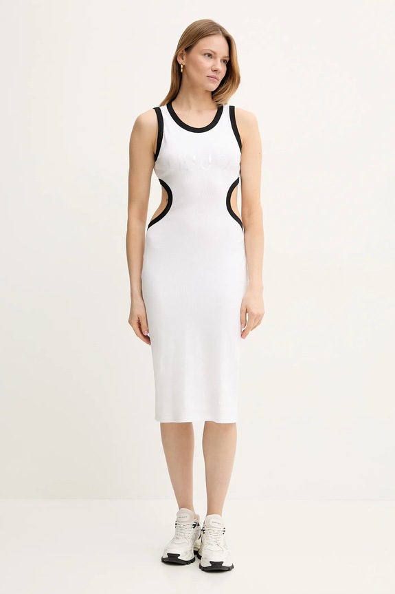 Рокля Liu Jo еластичен бял VA5043.J4822