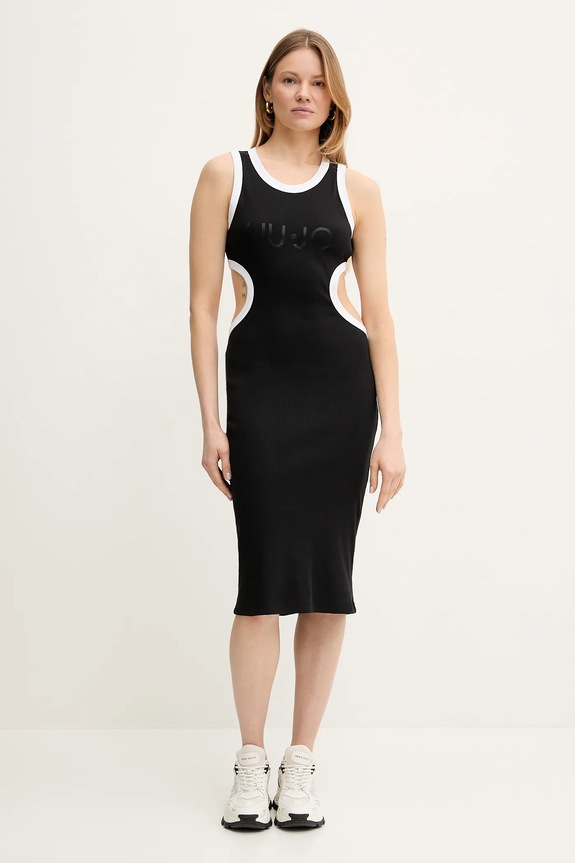 Φόρεμα Liu Jo VA5043.J4822 μαύρο SS25