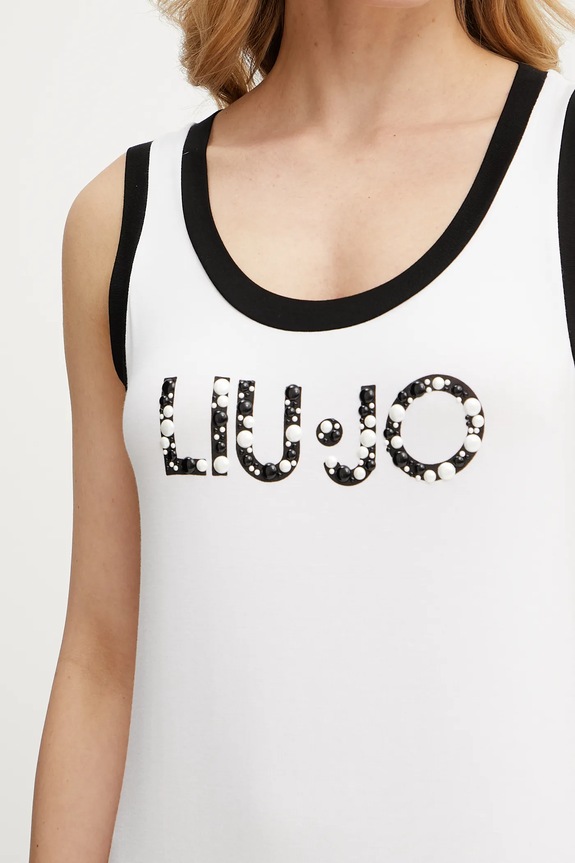 Φόρεμα Liu Jo λευκό VA5134.JS360