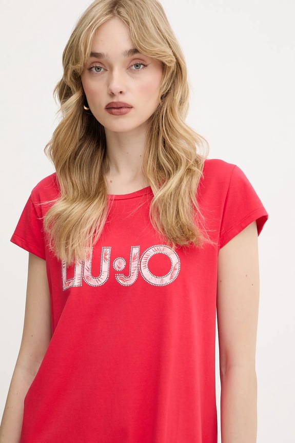 Obleka Liu Jo roza VA5194.JS003