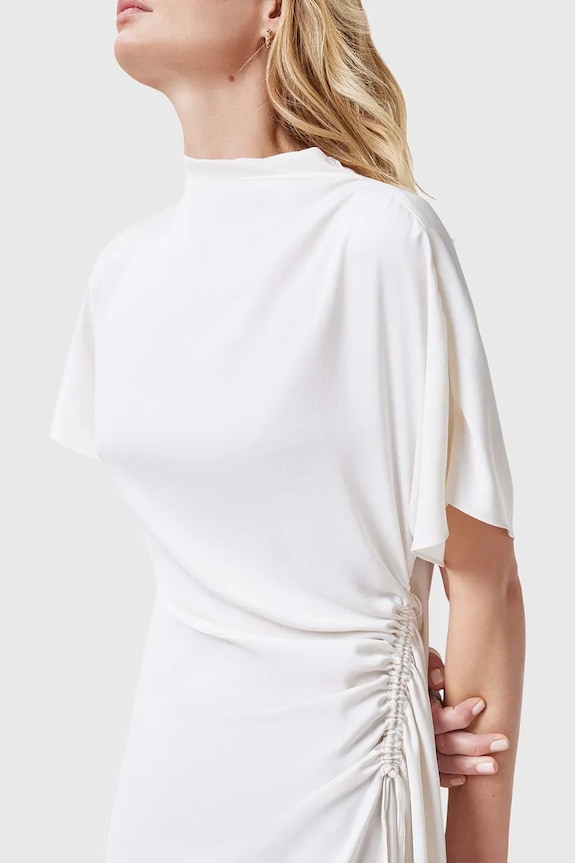 Šaty AllSaints ROSIE W043DC bílá SS25