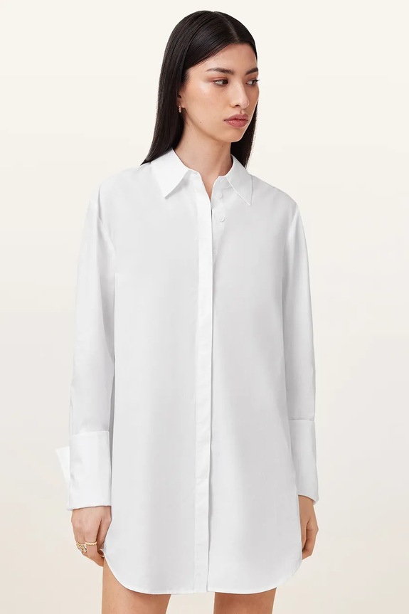 Βαμβακερό φόρεμα AllSaints ALBER W249DC