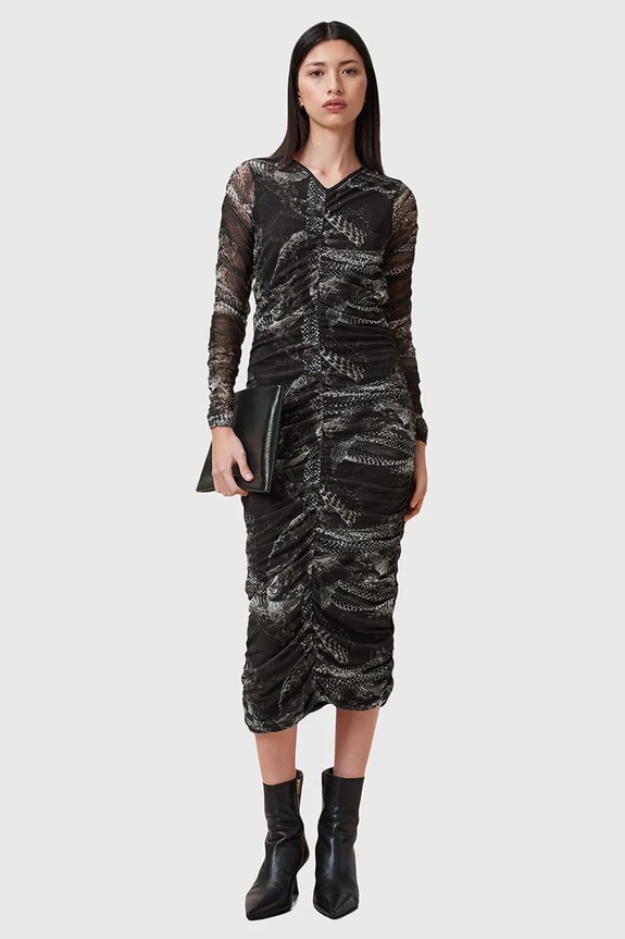 Šaty AllSaints KEIKO W003DC