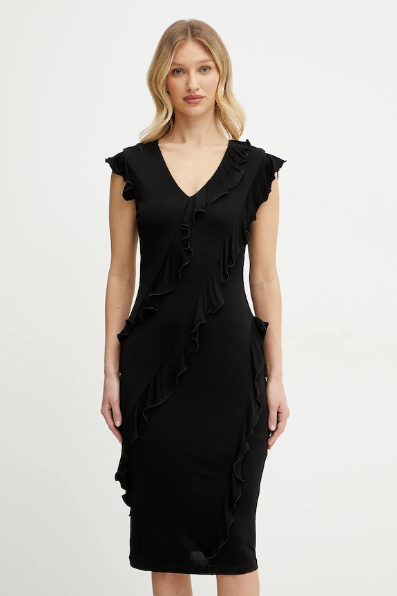 Karl Lagerfeld vestito mini nero A2W13037