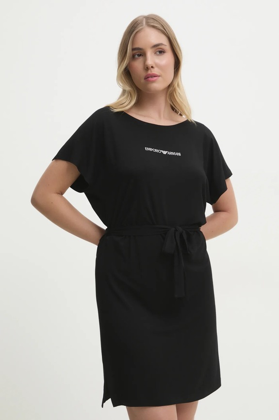 Ρούχα Φόρεμα Emporio Armani Underwear EW000783.AF12192 μαύρο