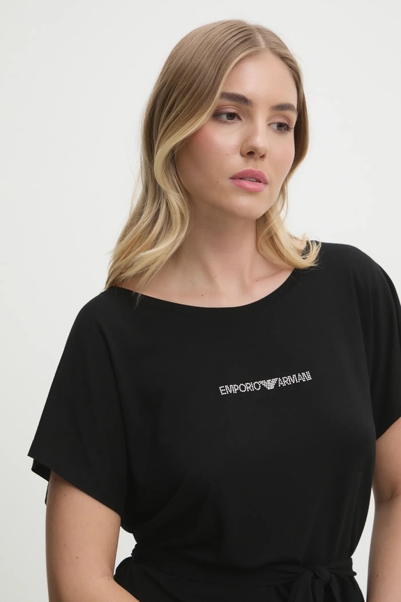 Φόρεμα Emporio Armani Underwear μαύρο EW000783.AF12192